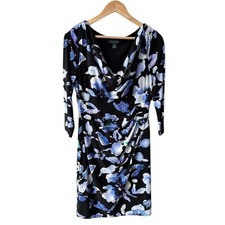 Ralph Lauren Dress Floral Stretch Preppy Business Casual Academia Cocktail Party