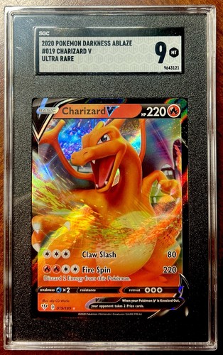 Charizard V graded SGC 9 for sale on eBay