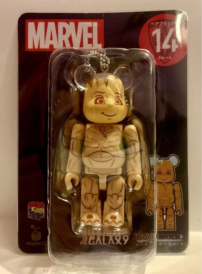 Marvel Bearbrick 100% Figure Lot: Guardians Starlord Groot Rocket Nebula Gamora - Image 4 of 4
