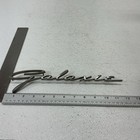 Vintage Metal Ford Galaxie 1960s Script Nameplate Emblem Badge Logo Tag RARE