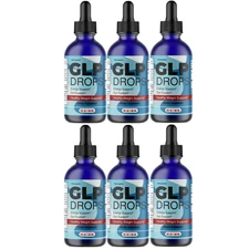 GLP Drops- Healthy Weight Management Support, Gut Support Formula- 6 Bottles