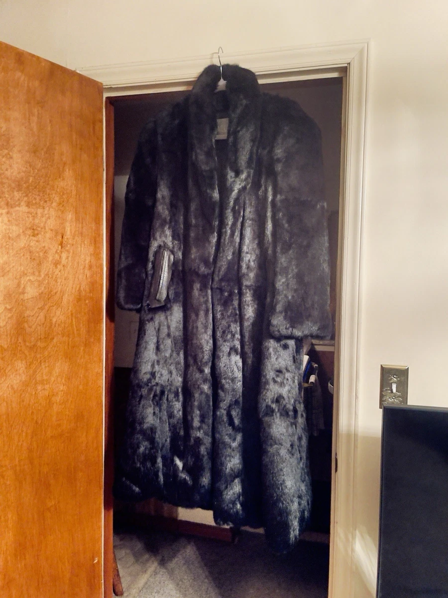 full length rabbit fur coat products for sale | eBay