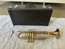Stagg 77-THC Trumpet Student/Beginner Bb Trumpet Brass Instrument with Case