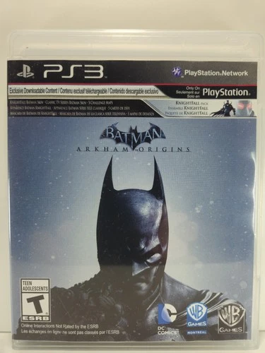 Batman: Arkham Origins (Sony PlayStation 3 PS3, 2013) - Complete - CIB