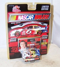 1:64 1999 RACING CHAMPIONS NASCAR RULES 6 VALVOLINE MARK MARTIN HOOD TRUNK OPEN