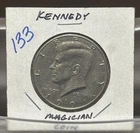 1978 D Kennedy Half Dollar Magic Coin Only Have Kennedy Portion Only Unc.