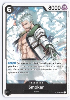 one piece tcg: smoker starter deck - black [st19] One Piece Card Game: Starter Deck main image 0