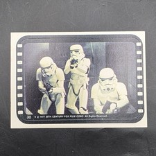 1977 Topps Star Wars Stickers 30 Stormtroopers 1st Series