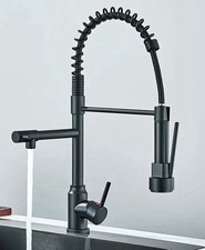 Modern HIGH-Arc Kitchen Sink Faucet with Pull-down Sprayer