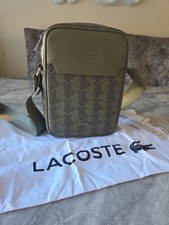 LACOSTE VERTICAL CROSSBODY BAG UNISEX GENUINE NEW