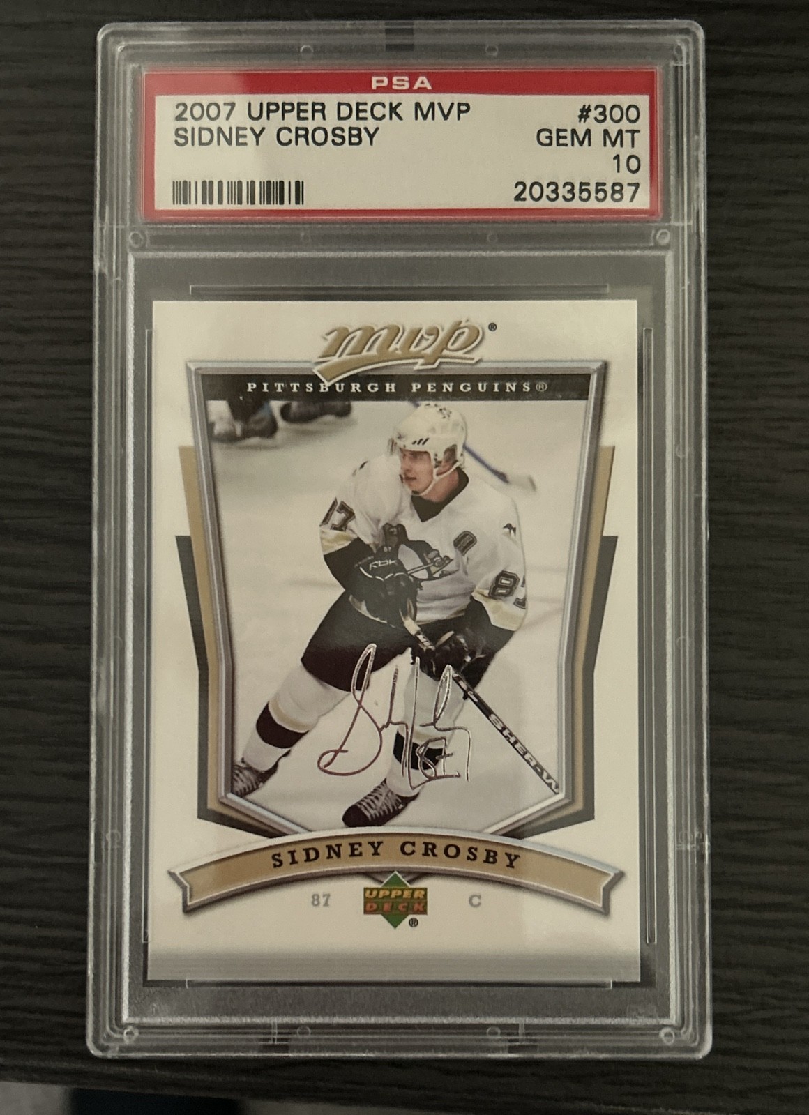 2007-08 Upper Deck MVP - Checklist Sidney Crosby #300