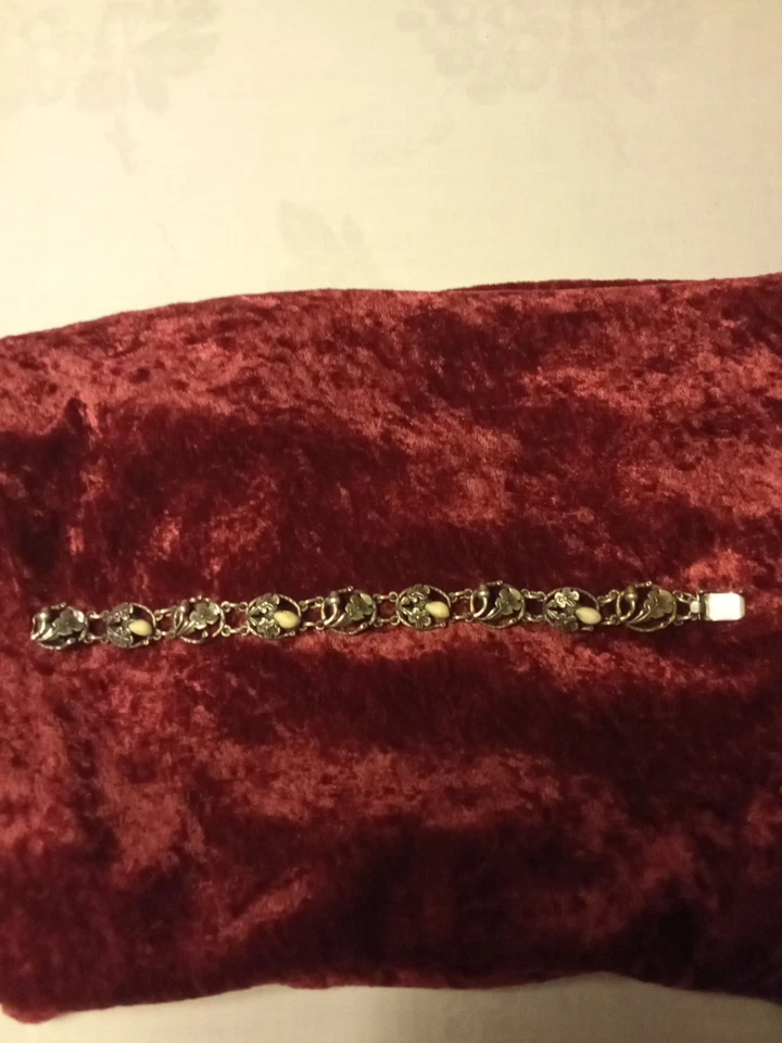 sehr schönes, altes Armband  , 835 Silber mit Grandeln  ,  Trachtenschmuck - Bild 3 von 4