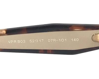 Prada Eyeglasses Frames VPRB03 07R-1O1 Tortoise Square Full  display picture 1