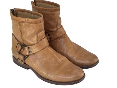 frye phillip harness boots womens