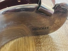 Showman brand Silver Woman’s Spurs fits size 7 boot - used but in good condition
