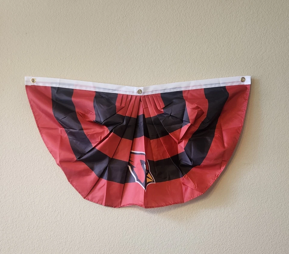 Bandera plisada de fútbol americano de los Arizona Cardinals NFL medio fan 45*90 cm Foto 2 de 2