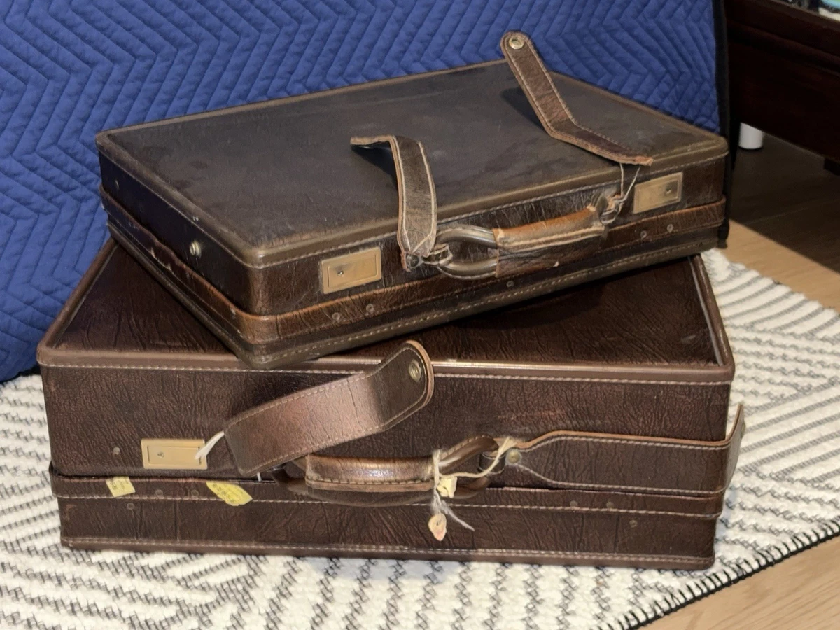 vintage hartmann leather suitcase products for sale | eBay