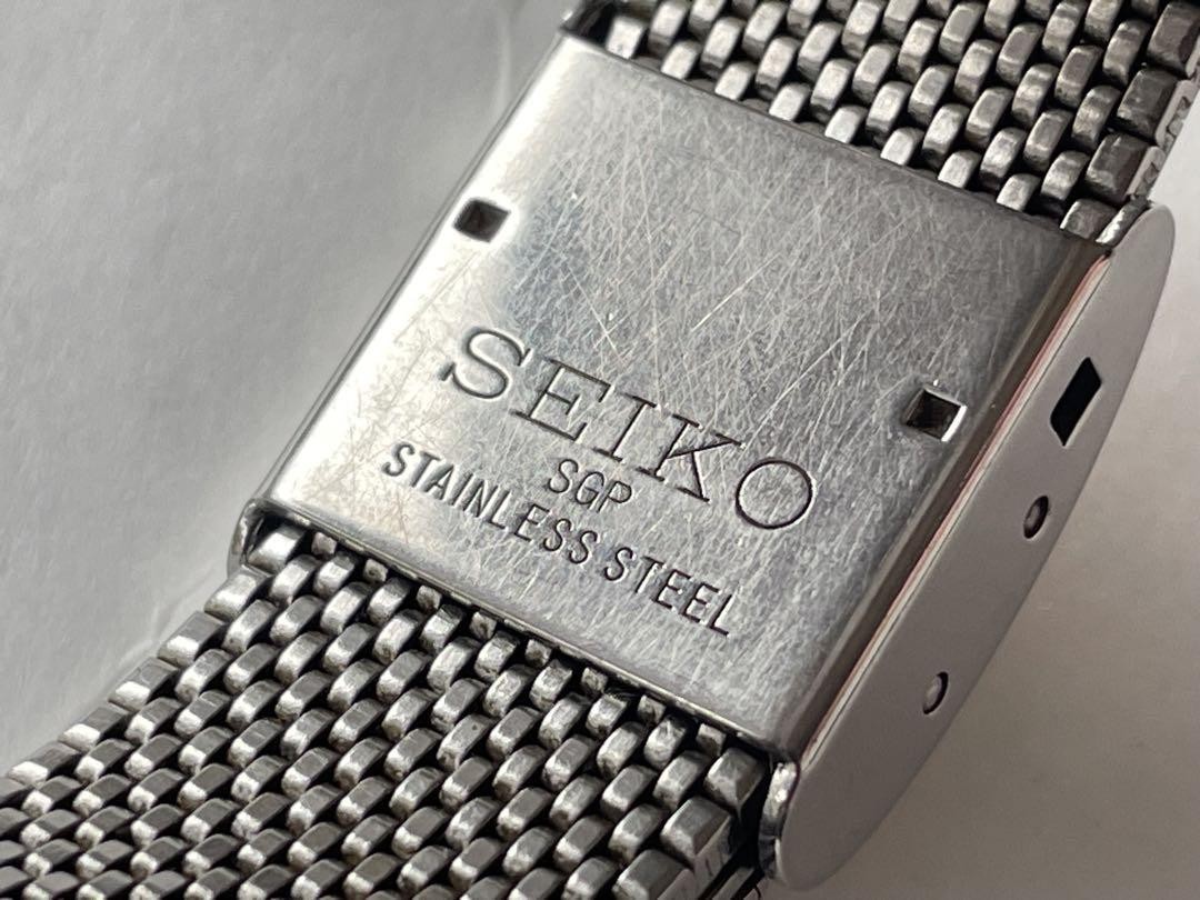 時計 SEIKO DOLCE 5931-5452 TUNGSTEN CARBIDE SEIKO DOLCE 5931-5452 Vintage Stainless Steel Tungsten