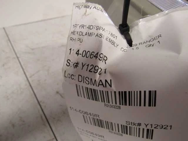 Farol direito do passageiro farol 2001-2011 Ford Ranger picape - Imagem 2 de 4