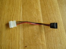 Internal Power Connector 4 Pin to 15 Pin SATA Approx 17cm