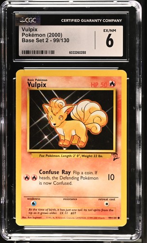 Vulpix graded CGC 6 for sale on eBay
