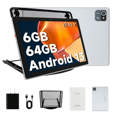 AEEZO 2025 NEW Touch Wifi Tablet Android 13 PC 6GB+64GB Tablets 10.1 Inch 5000mAh