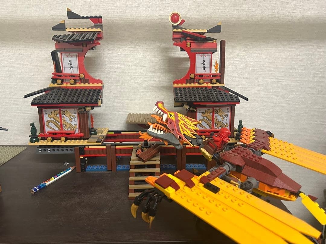 LEGO NINJAGO The Golden Weapons Fire Temple 2507 In 2011 Used