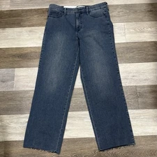 Social Standard by Sanctuary Jeans Women’s Sz 10 High Rise Straight Crop NWT!