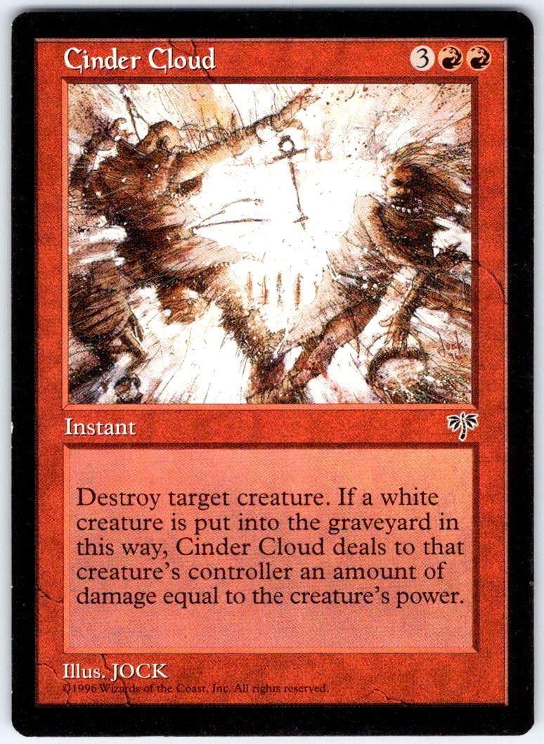 Cinder Cloud Uncommon Mirage Magic: The Gathering Near Mint