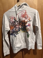 Hysterical Glamour Rare And Vintage Graffiti White Hoodie