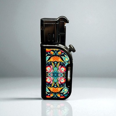 Scorch Torch 61805 Metal 3.5” Dual Flame Lighter w/ Cigar Punch