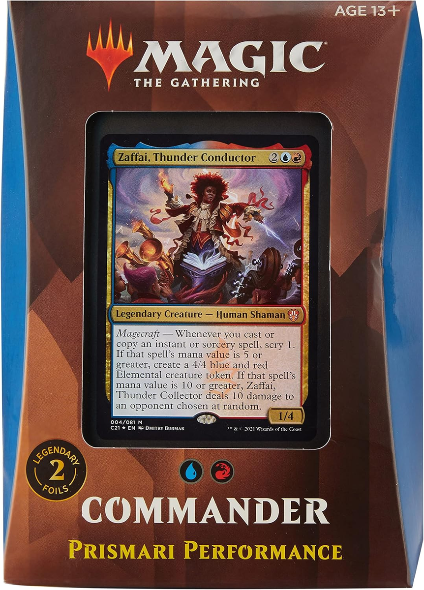 Strixhaven Commander Deck  Prismari Performance (Blue-Red) | eBay