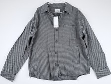 Goodfellow Co Men's Heavyweight Flannel Standard Fit Shirt houndstooth Large