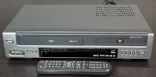 GO VIDEO VCR DVD COMBO + VIDEO CASSETTE RECORDER MODEL DV1030A w/REMOTE
