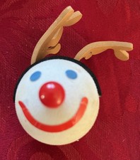 Vintage Collectible 2004 Jack in the Box Reindeer Antenna Ball Car Ornament