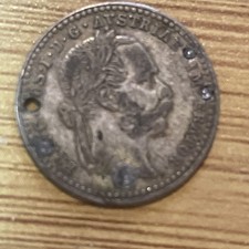 1869 Austrian Empire 10 Kreuzer - Francis Joseph I Silver Coin