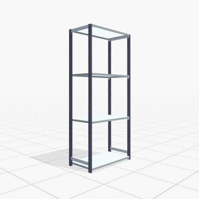 Fachbodenregal FBX 4000 2250x1029x400mm 5 Ebenen 175kg Fachlast 2er - Wie Neu