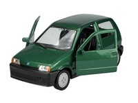 Welly Fiat Cinquecento Grun 1:34 Die Cast Metal Model Neu Im Kasten 43854
