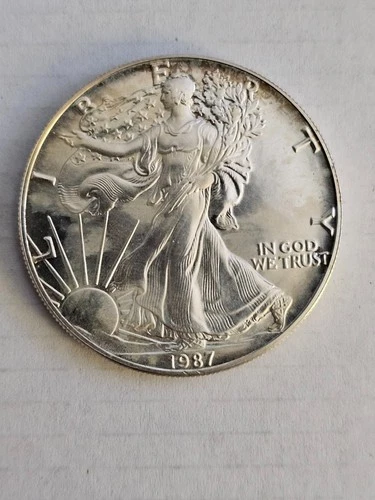 1987 1 oz Silver American Eagle Uncirculated
