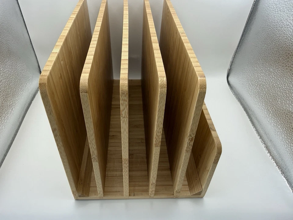 Mobile Vision Bamboo 5 件装纸、文件夹、设备桌面收纳盒 — 第 2/4 张图片