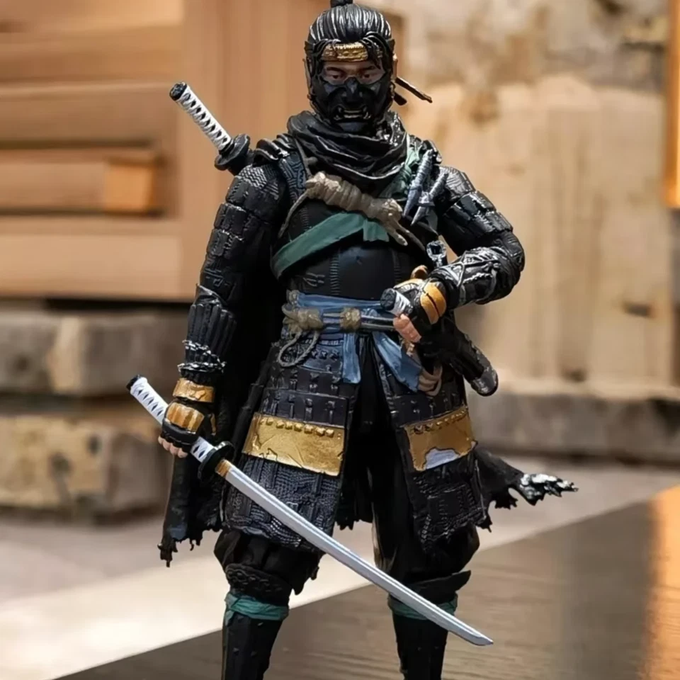 Ghost of Tsushima Jin Sakai Action Figure Samurai 6” Collectible Toy Playstation - Image 4 of 4