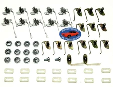 1970 Chevelle Malibu Body Side Fender Door & Quarter Molding Trim Clips Set UD