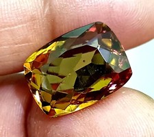 Certified 15.70 Ct Natural Cushion Cut Zultanite 7 Color Changing Loose Gemstone