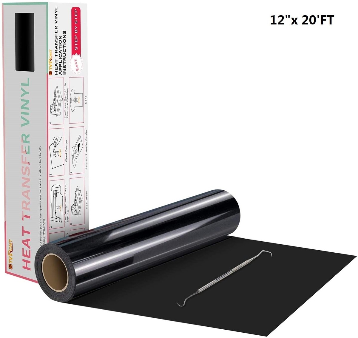 Fer Sur Transfert de Chaleur Vinyle Feuilles HTV-Argent 15 Scrapbooking, arts du papier