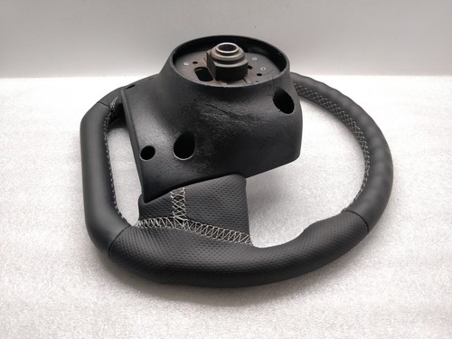 JEEP GRAND CHEROKEE ZJ STEERING WHEEL FLAT NEW LEATHER SPORT CUSTOM 1993-1995 - Picture 5 of 5