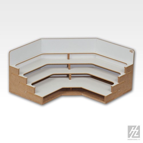 Eck Flaschen Modul (Corner Bottles Module) MWS HobbyZone Ordnung Eck Element - Bild 1 von 3