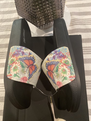 Johnny Was ""Holly"" Toboganes junto a la piscina - Nuevo con etiqueta/bolso de almacenamiento - Para mujer Talla 6,0 - Imagen 7 de 12