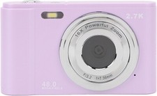 Digital Camera, 2.7K 48MP Autofocus HD Compact Dual Cameras, 16X Zoom