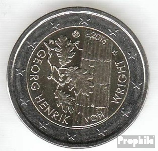 Finnland 2016 Stgl./unzirkuliert Auflage: 1 Mio. 2016 2 Euro Georg Henrik von Wr