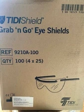 (CASE OF 100) TIDI GRAB'N GO EYE SHIELDS #9210A-100 QTY. 4 BOXES OF 25
